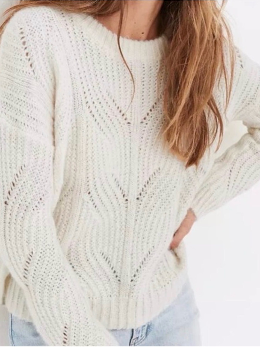 Madewell Womenâs Charley Pullover Sweater